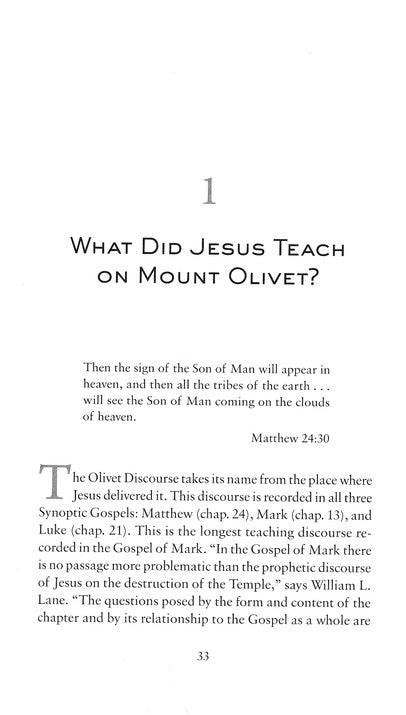 The Last Days According to Jesus