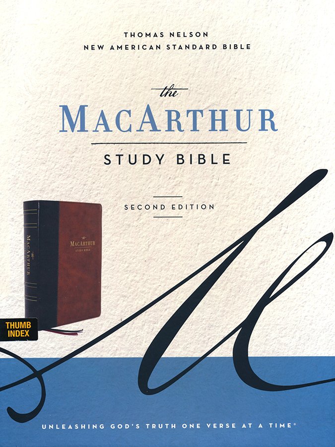 NASB MACARTHUR STUDY BIBLE, 2ND EDITION, SOFT LEATHER