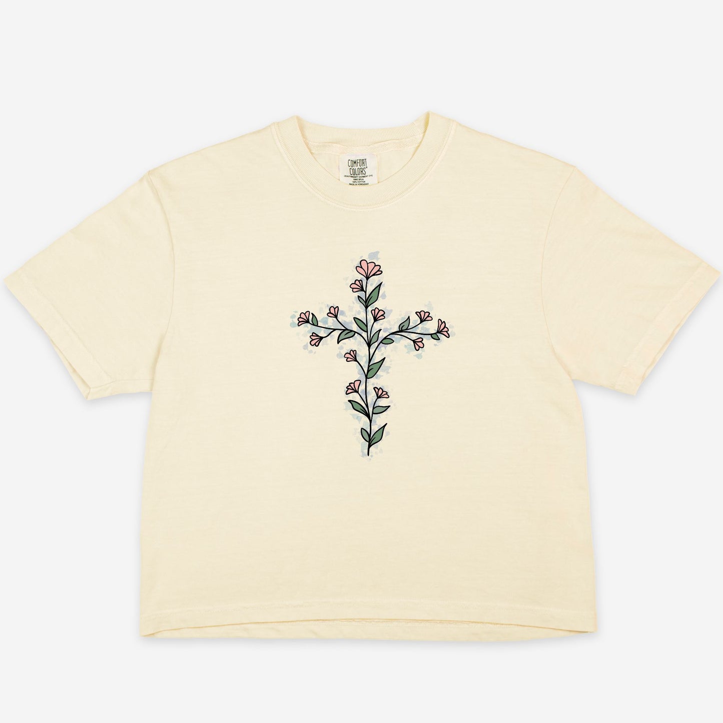 Flower Cross | Boxy Tee