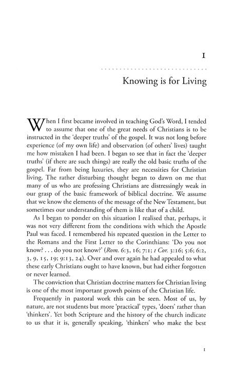 The Christian Life: A Doctrinal Introduction