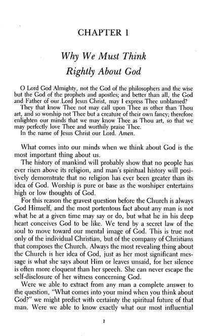 The Knowledge of the Holy