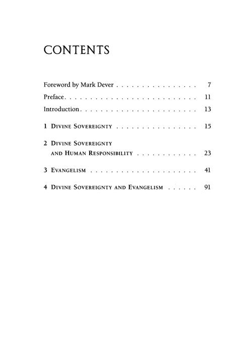 Evangelism and the Sovereignty of God