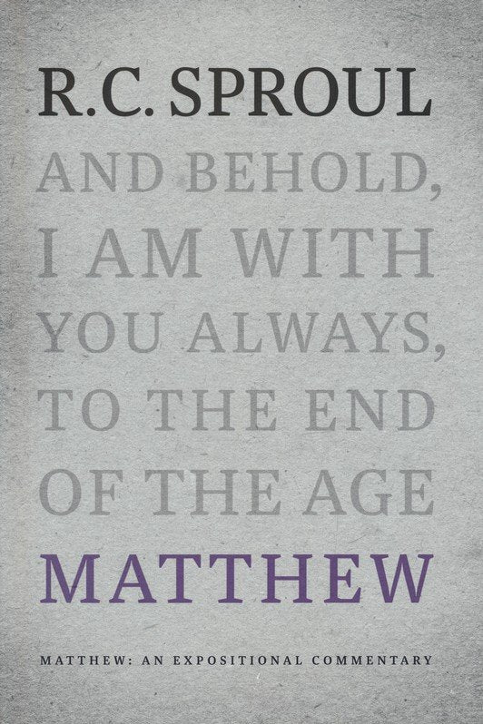 Matthew: An Expositional Commentary