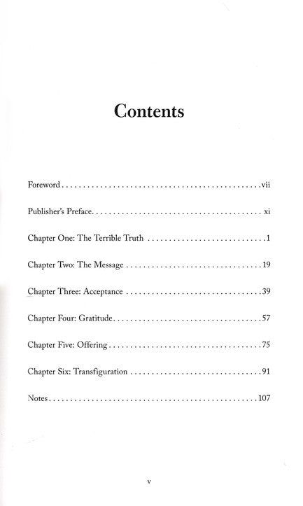 Suffering is Never for Nothing