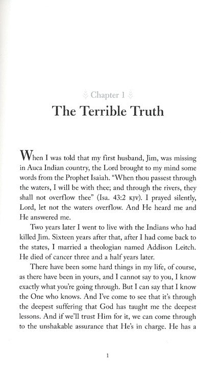 Suffering is Never for Nothing