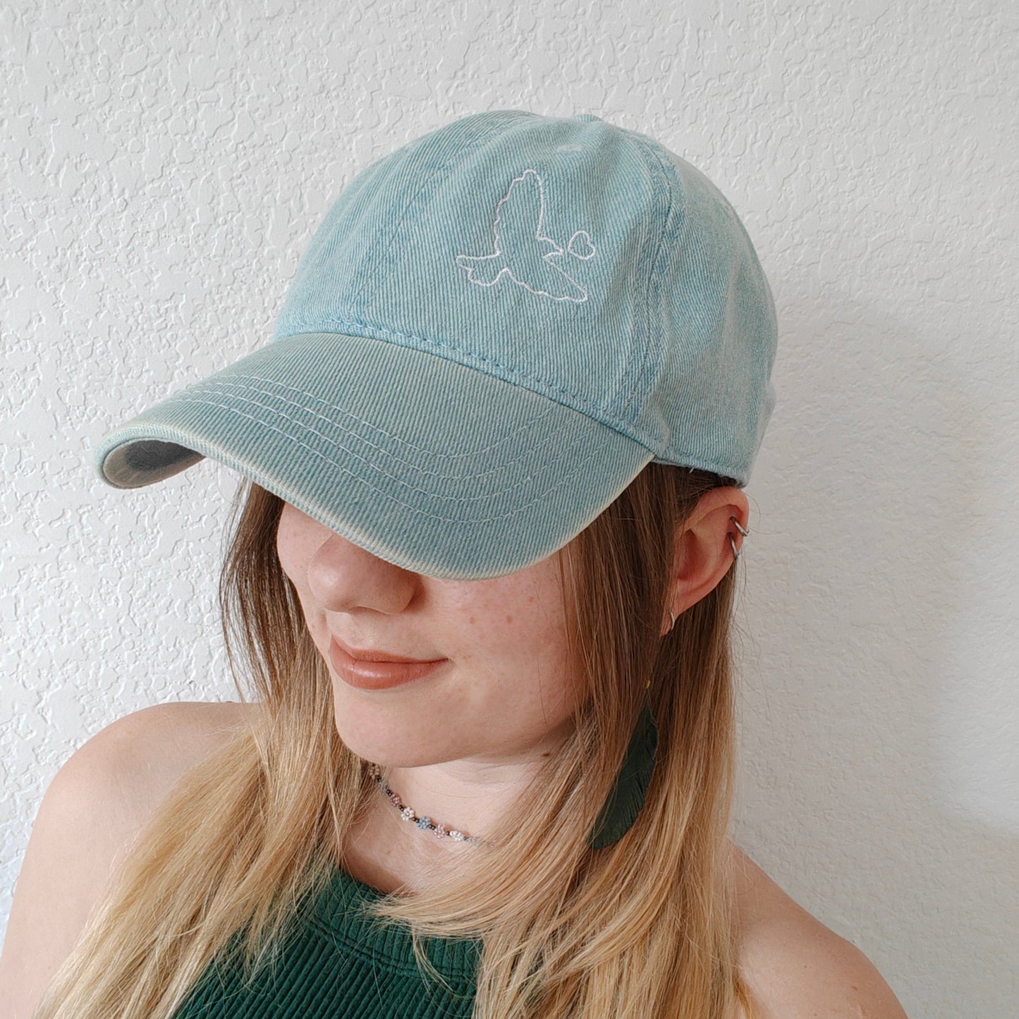 Dove | Denim Baseball Hat