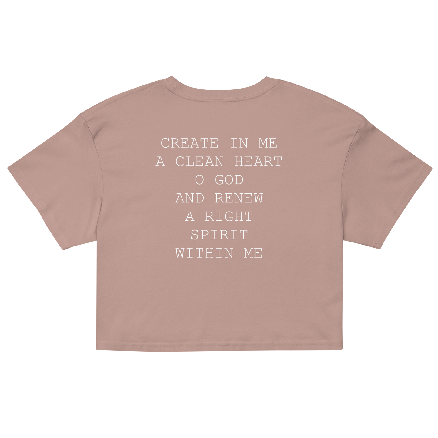 Psalm 51 | Women’s Crop Top